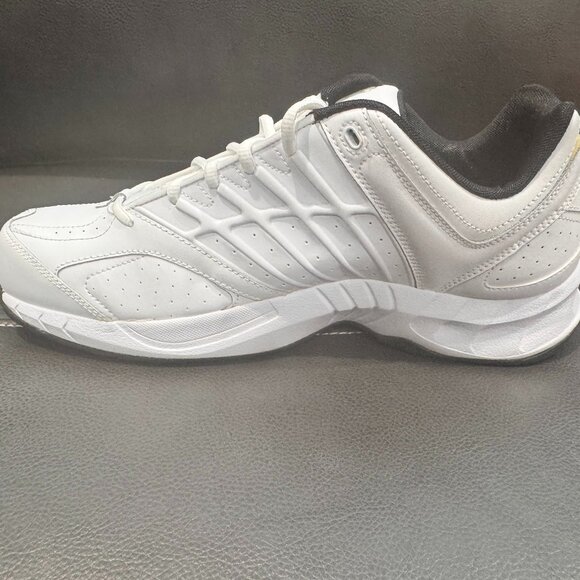 NIB NIKE T-LITE V White LEATHER Sneaker  Size 11  Width 4E - Picture 6 of 6